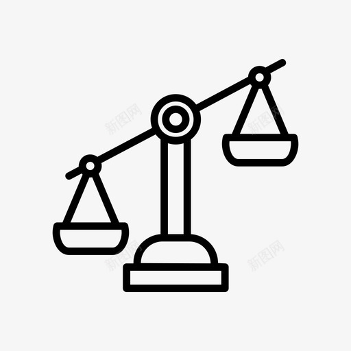 平衡法官正义图标svg_新图网 https://ixintu.com 平衡 正义 正义尺度 法官 法律