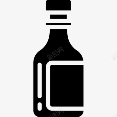 瓶子容器2填充图标图标