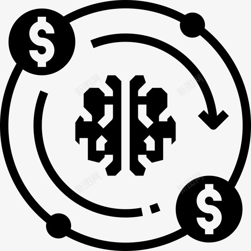 大脑大脑概念2填充图标svg_新图网 https://ixintu.com 填充 大脑 概念
