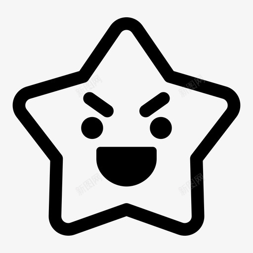 表情情感脸图标svg_新图网 https://ixintu.com 微笑 情感 明星 明星表情 脸 表情