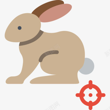 兔子冒险运动15平底图标图标