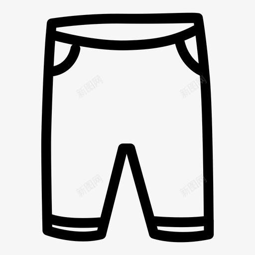 裤子衣服时尚图标svg_新图网 https://ixintu.com 套装 时尚 款式 衣服 裤子