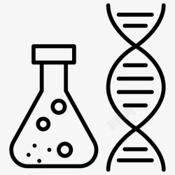 研究实验室生物化学dna研究实验室仪器图标高清图片