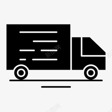 购物送货运输图标图标