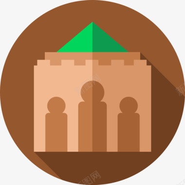 Kairaouine清真寺摩洛哥6号平房图标图标