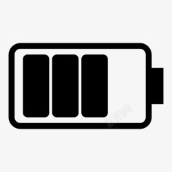 手机电池电量电池几乎满电电池电量图标高清图片