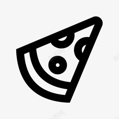 披萨食品餐图标图标