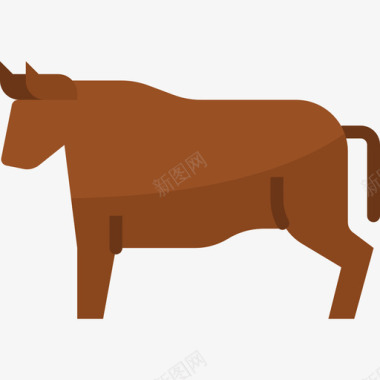 牛肉农场20平淡图标图标