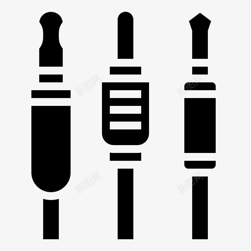 音频插孔接口设备图标svg_新图网 https://ixintu.com 多媒体 接口 插孔 标志 标志符 符号 设备 音乐 音频