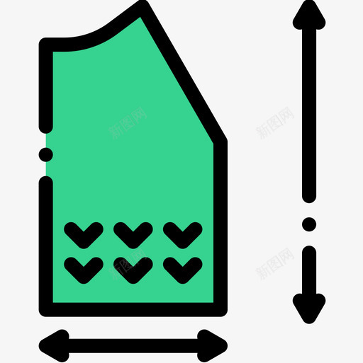 尺寸针织6线颜色图标svg_新图网 https://ixintu.com 尺寸 针织 颜色