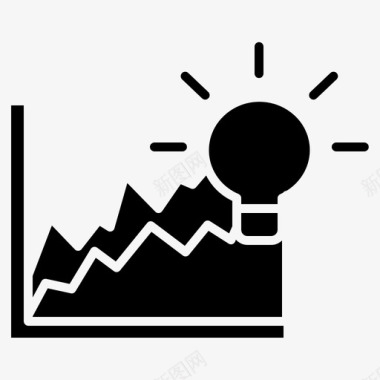 成就创造力想法图标图标