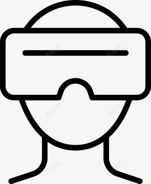 虚拟现实电脑环境图标svg_新图网 https://ixintu.com 帅哥瘦 环境 电脑 耳机 虚拟现实