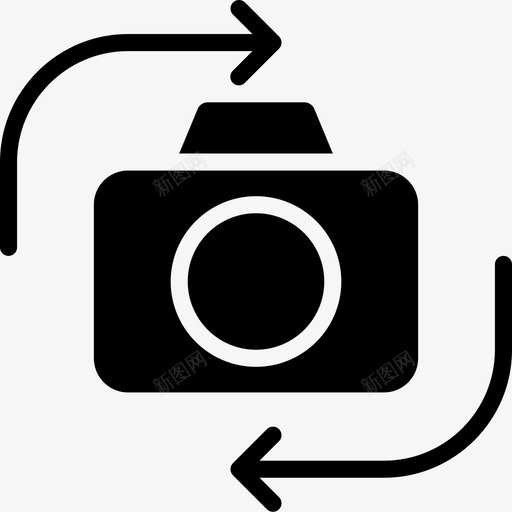 照相摄像机移动接口2图标svg_新图网 https://ixintu.com 填充 接口 摄像机 照相 移动