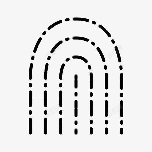 手指身份证指纹图标svg_新图网 https://ixintu.com Essential Uux 手指 指纹 触摸 身份证