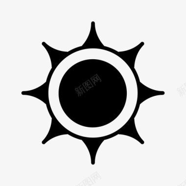 日预测太阳图标图标