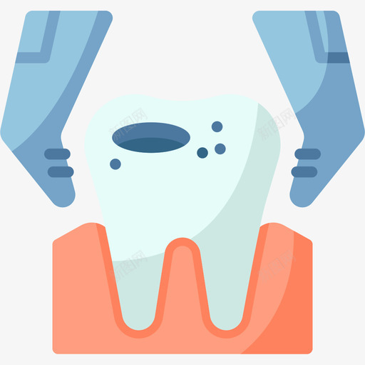 拔牙牙医和牙科护理4扁平图标svg_新图网 https://ixintu.com 扁平 拔牙 牙医和牙科护理4