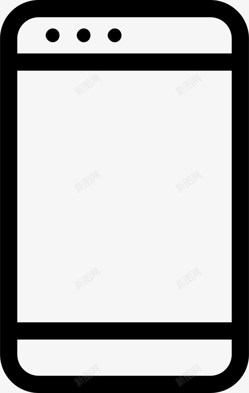 智能手机应用程序手机图标svg_新图网 https://ixintu.com 应用程序 手机 智能 用户界面 通讯