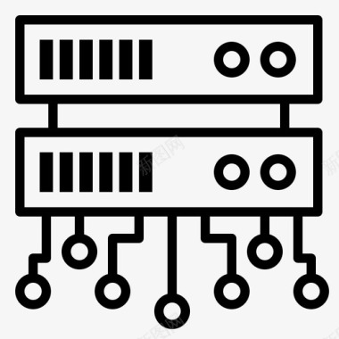 数据库数据库服务器共享服务器图标图标