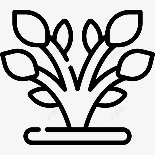 植物自然70直系图标svg_新图网 https://ixintu.com 植物 直系 自然70