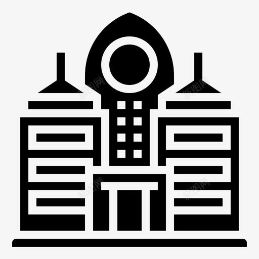 城市建筑物房东图标svg_新图网 https://ixintu.com 全球警告标志 城市 塔楼 大都会 建筑物 房东