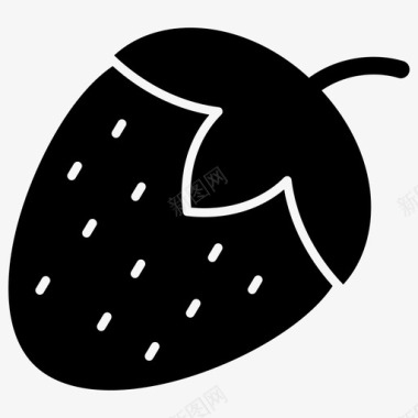 草莓食物水果图标图标