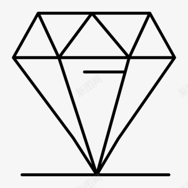 钻石昂贵珠宝图标图标