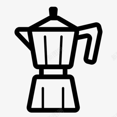 咖啡研磨机咖啡豆咖啡图标图标