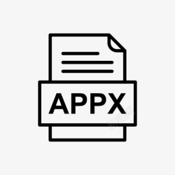 APPxappx文件文档图标文件类型格式高清图片
