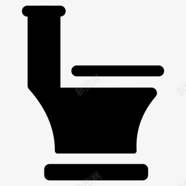 便桶浴室便桶厕所图标图标