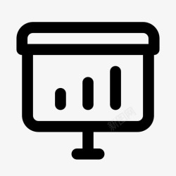 PP数据示图素材演示图向上板数据图标高清图片