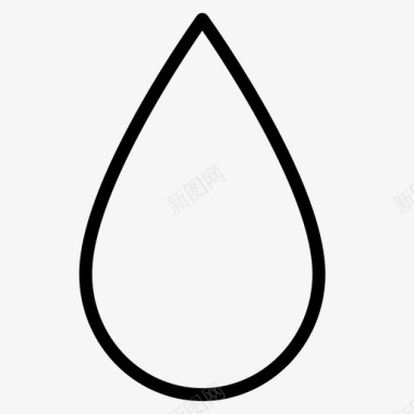 下降天气160轮廓图标图标