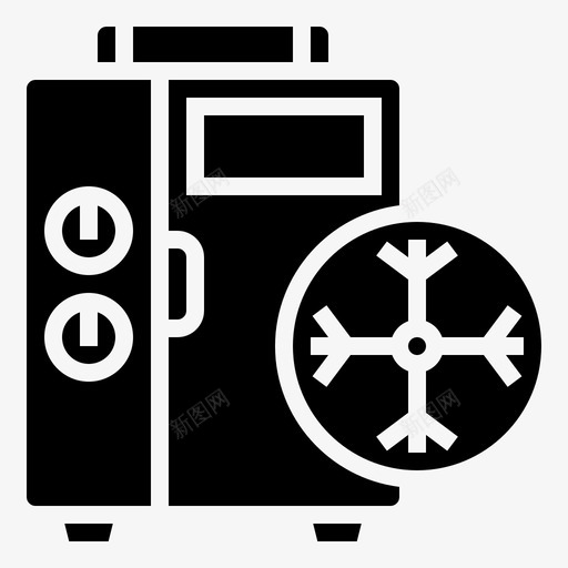 冷却工厂工业图标svg_新图网 https://ixintu.com 冷却 制造 工业 工厂 机器 标志 过程