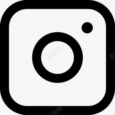 Instagram社交媒体96线性图标图标