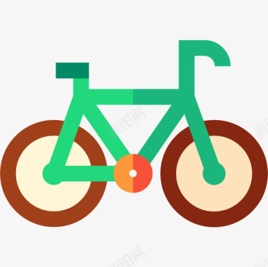 自行车城市生活12公寓图标图标