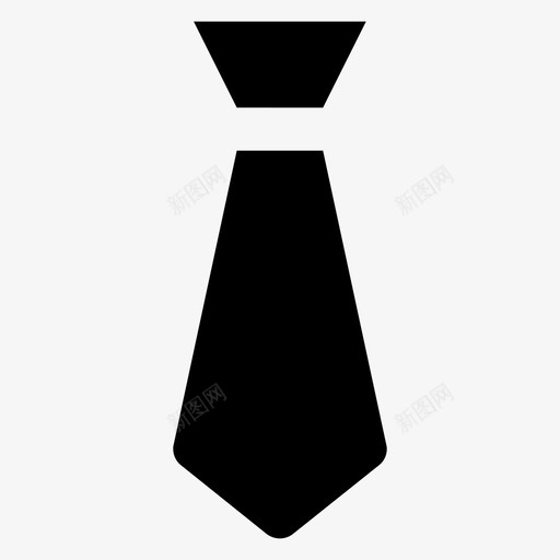 领带着装规范男士时尚图标svg_新图网 https://ixintu.com 制服 图标 字形 时尚 材料 用户界面 男士 着装 规范 领带