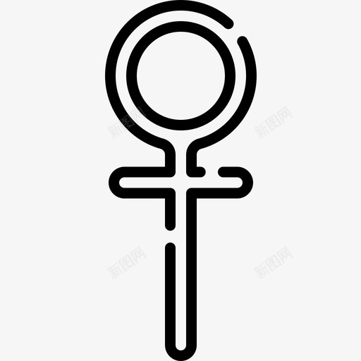 女性象征女性主义10线性图标svg_新图网 https://ixintu.com 女性 女性主义 线性 象征