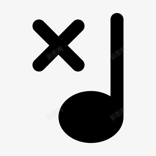 符号媒体音乐图标svg_新图网 https://ixintu.com 媒体 歌曲 符号 音乐 音乐字形图标 音符