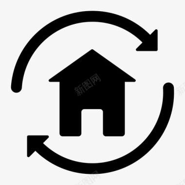 住宅装修住宅建筑地产图标图标