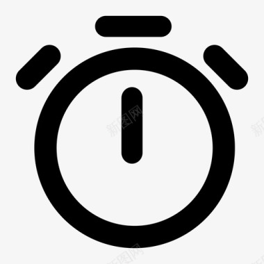 计时器时钟电子商务图标图标