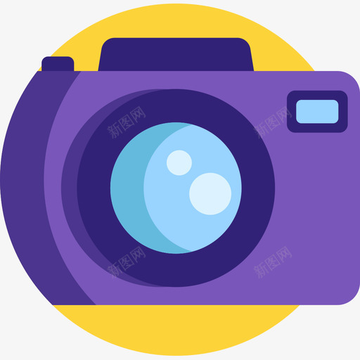相机平面88平面图标svg_新图网 https://ixintu.com 平面 平面设计 相机