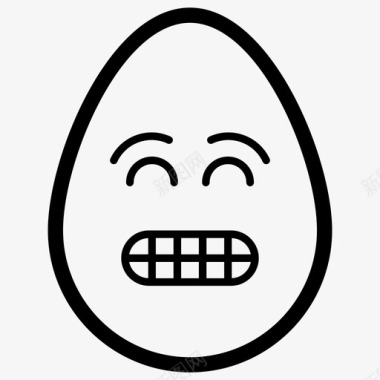 笑蛋表情符号情感图标图标