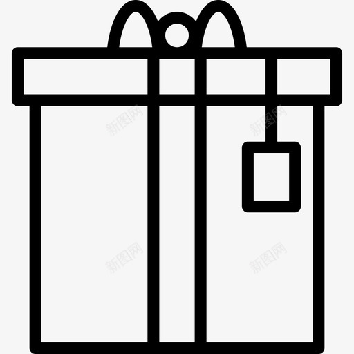 礼品盒礼品17提纲图标svg_新图网 https://ixintu.com 提纲 礼品17 礼品盒