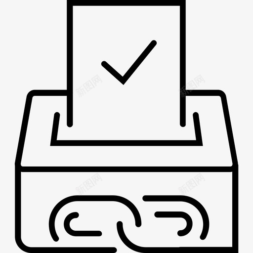 电子投票链接在线图标svg_新图网 https://ixintu.com 在线 工业 投票 电子 网站 链接