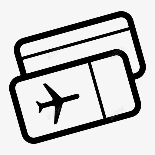 机票假期旅行图标svg_新图网 https://ixintu.com 假期 旅行 机票