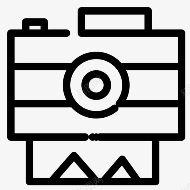照相机摄影录音图标图标