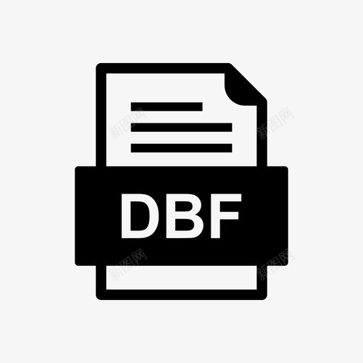 dbf文件文件图标文件类型格式svg_新图网 https://ixintu.com 41种 dbf 图标 文件 格式 类型