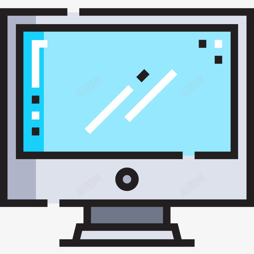 计算机硬件21线性颜色图标svg_新图网 https://ixintu.com 硬件 线性 计算机 颜色