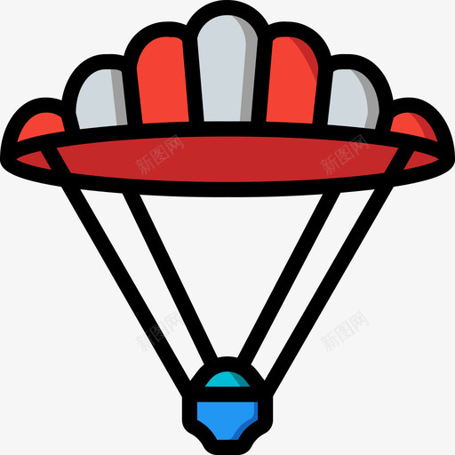 降落伞冒险运动16线性颜色图标svg_新图网 https://ixintu.com 冒险 线性 运动 降落伞 颜色
