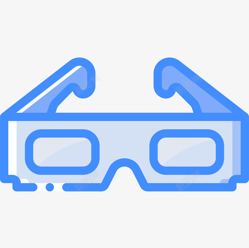 3d眼镜80年代16蓝色图标svg_新图网 https://ixintu.com 3d 80年代 眼镜 蓝色
