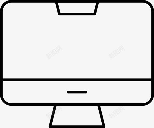 lcd电脑桌面图标svg_新图网 https://ixintu.com lcd 屏幕 房屋 显示器 普通 桌面 电脑